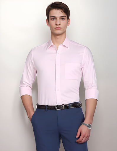 Prime Twill Shirt - Blush Rose Edition