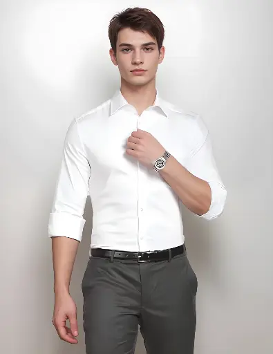 Prime Twill Shirt - Pure White Edition