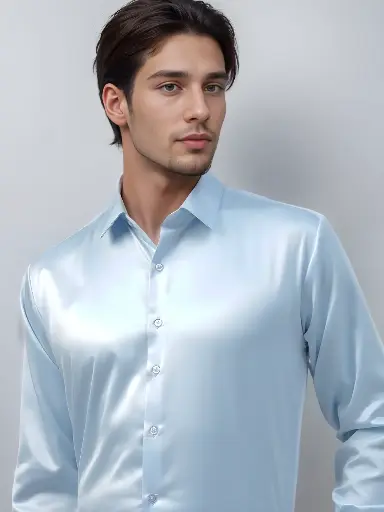 Royal Satin - Light Blue