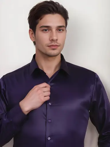 Royal Satin - Amethyst Purple