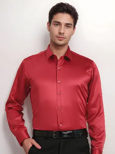 Royal Satin - Crimson Red