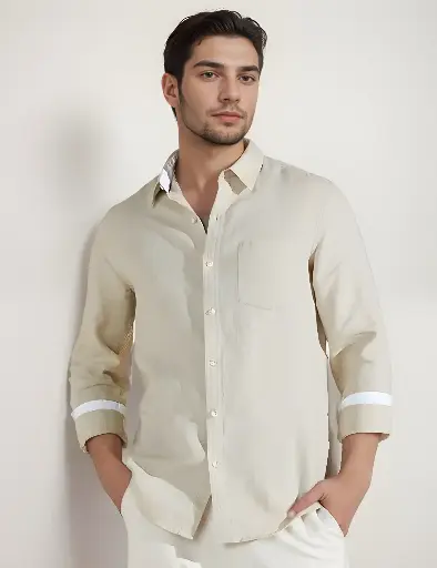 Pure Serenity Linen – Sand Beige